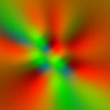 Colorful blurry pixels background. Red colors. Ray beams. Wind front. Art. Stock Illustration