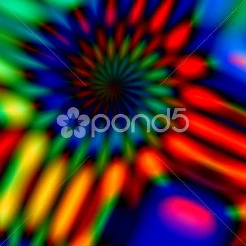 Abstract blurred multicolored swirl radial background spectrum