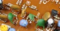 Colorful Board Transistor Capacitors Resistors Electronic Components Motherboard 4k or 4k+ Resolution