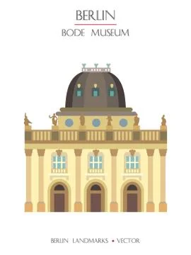 Colorful Bode Museum 스톡 일러스트