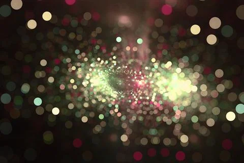 Colorful bokeh background 库存插图