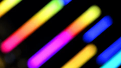 Colorful Bokeh Of LED Lamp (Loop) Stock Footage 33292830