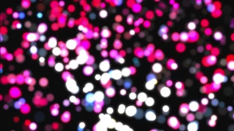 Colorful Bokeh Light Background – Abstract Blurred Lights Stock Footage 306446800