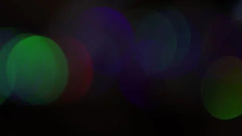 Colorful bokeh light background, horizontal interconnected bokehs 库存影片 309449367