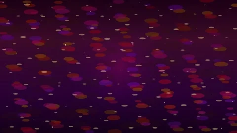 Colorful Bokeh Light Particle Loop - Dark Purple Festive Backdrop 스톡 동영상 341568592