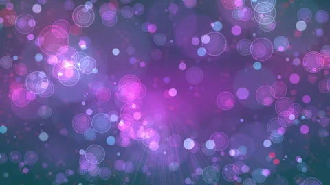 Colorful Bokeh Light Pattern with Pink and Purple Circular Highlights Stock Footage 309672557