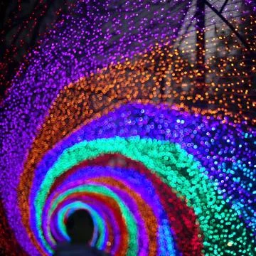 Colorful bokeh light Stock Photos