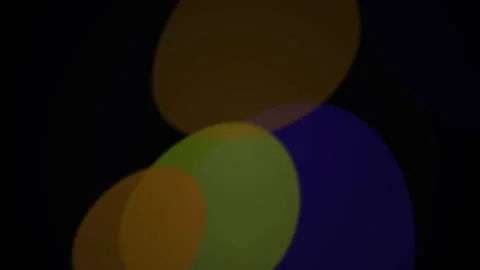 Colorful bokeh lights on black background. Stock Footage 335105268