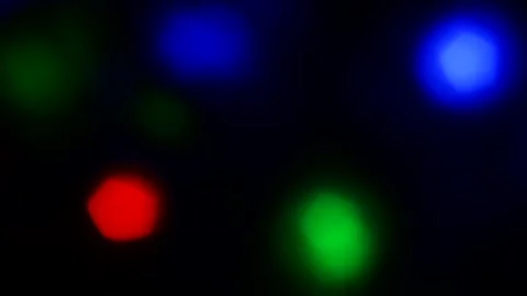 Colorful Bokeh Lights Blinking Stock Footage 162951881