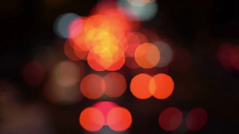 Colorful Bokeh Lights Video stock 81327043