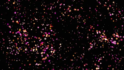 Colorful Bokeh lights motion graphics with night background Stock Footage 200818342