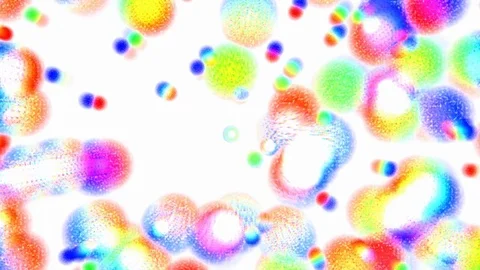 Colorful bokeh  loop Stock Footage 84498938
