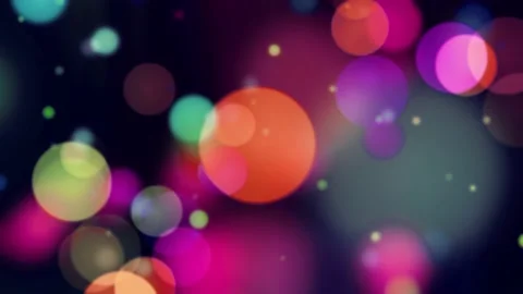 Colorful bokeh loop Stock Footage 201737118