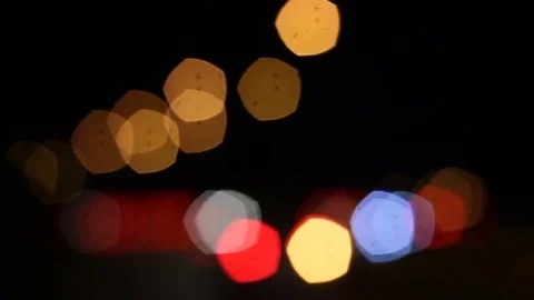 Colorful Bokeh motion Stock Footage
