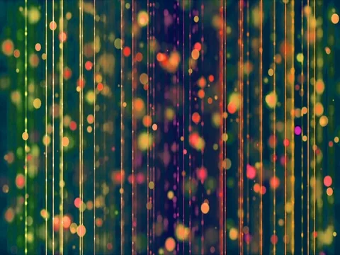 Colorful Bokehs with Lines Stock Footage 73617499