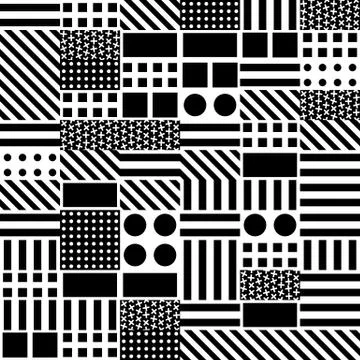 Colorful bold bright seamless pattern Stock-Illustration