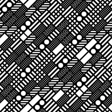 Colorful bold bright seamless pattern Stock-Illustration