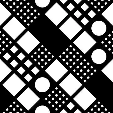 Colorful bold bright seamless pattern Stock Illustration