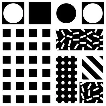 Colorful bold bright seamless pattern Stock Illustration