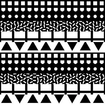 Colorful bold bright seamless pattern Stock Illustration