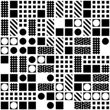 Colorful bold bright seamless pattern Stock Illustration