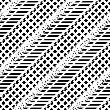 Colorful bold bright seamless pattern Stock Illustration