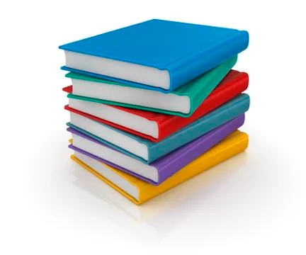 Colorful books Stock Illustration