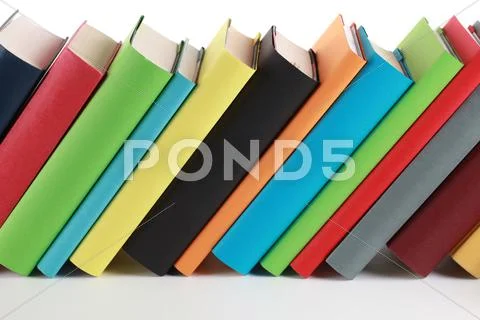 Colorful books Stock Photos