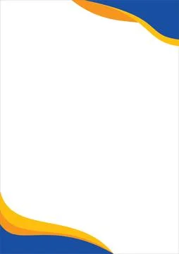 Colorful border design template. Border design template. Template design Stock Illustration