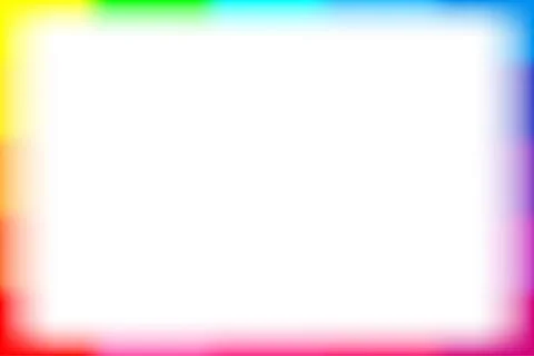 Colorful border rectangle blur and smooth white for background banner and bla Illustrazione stock