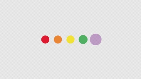 Colorful bouncing balls animation video Stock Footage 330432954