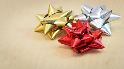 Colorful bow Stock Photos