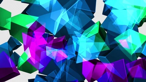 Colorful Box Stock Footage 332260825