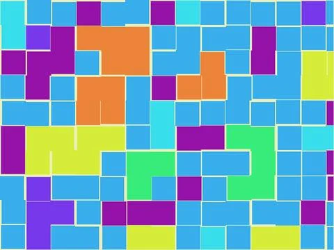 Colorful boxes Stock Illustration