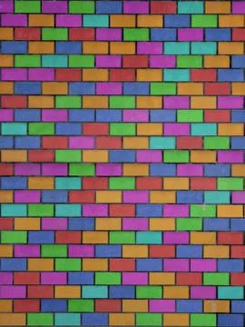 Colorful Brick Texture Stock Photos
