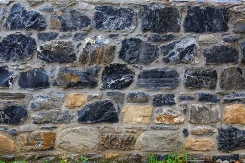 A Colorful Bricky Wall Texture Stock Photos