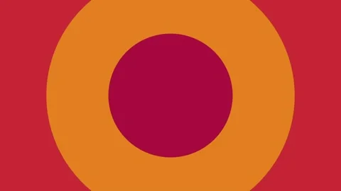 Colorful bright abstract circle loop motion design 動画素材 146878668