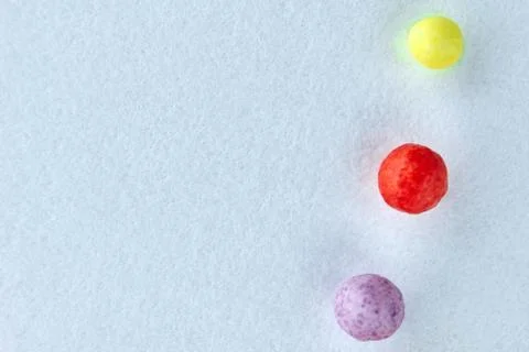 Colorful bright background, multi-colored balls. Sweet nice background candy. Stock Photos