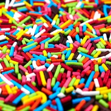 Colorful bright background, multi-colored sticks. Sweet nice background candy Stock Photos