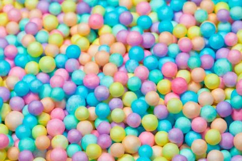 Colorful bright background, multi-colored balls. Sweet nice background candy. Stock Photos