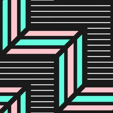 Colorful bright seamless pattern Stock Illustration