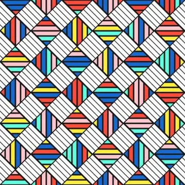 Colorful bright seamless pattern Stock-Illustration