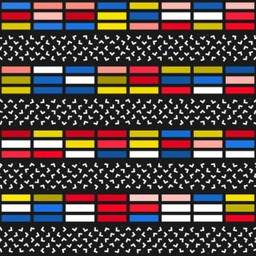 Colorful bright seamless pattern Illustrazione stock
