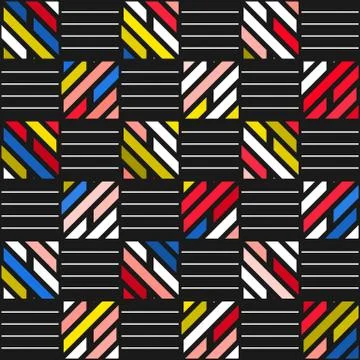 Colorful bright seamless pattern Illustrazione stock