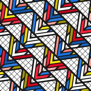 Colorful bright seamless pattern Illustrazione stock