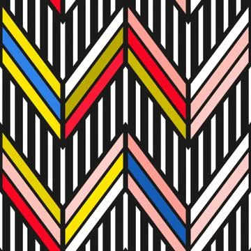 Colorful bright seamless pattern Stock Illustration