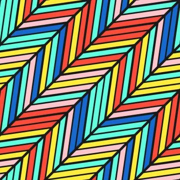 Colorful bright seamless pattern Stock Illustration