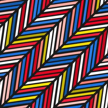 Colorful bright seamless pattern Stock Illustration