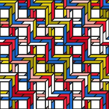 Colorful bright seamless pattern Stock Illustration