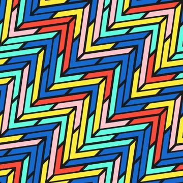 Colorful bright seamless pattern Stock Illustration